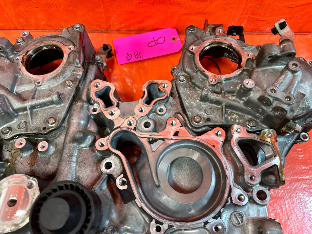 16 20 INFINITI Q50 & Q60   3.0L 300HP   TIMING CHAIN COVER CASE W/ L & R COVERS9