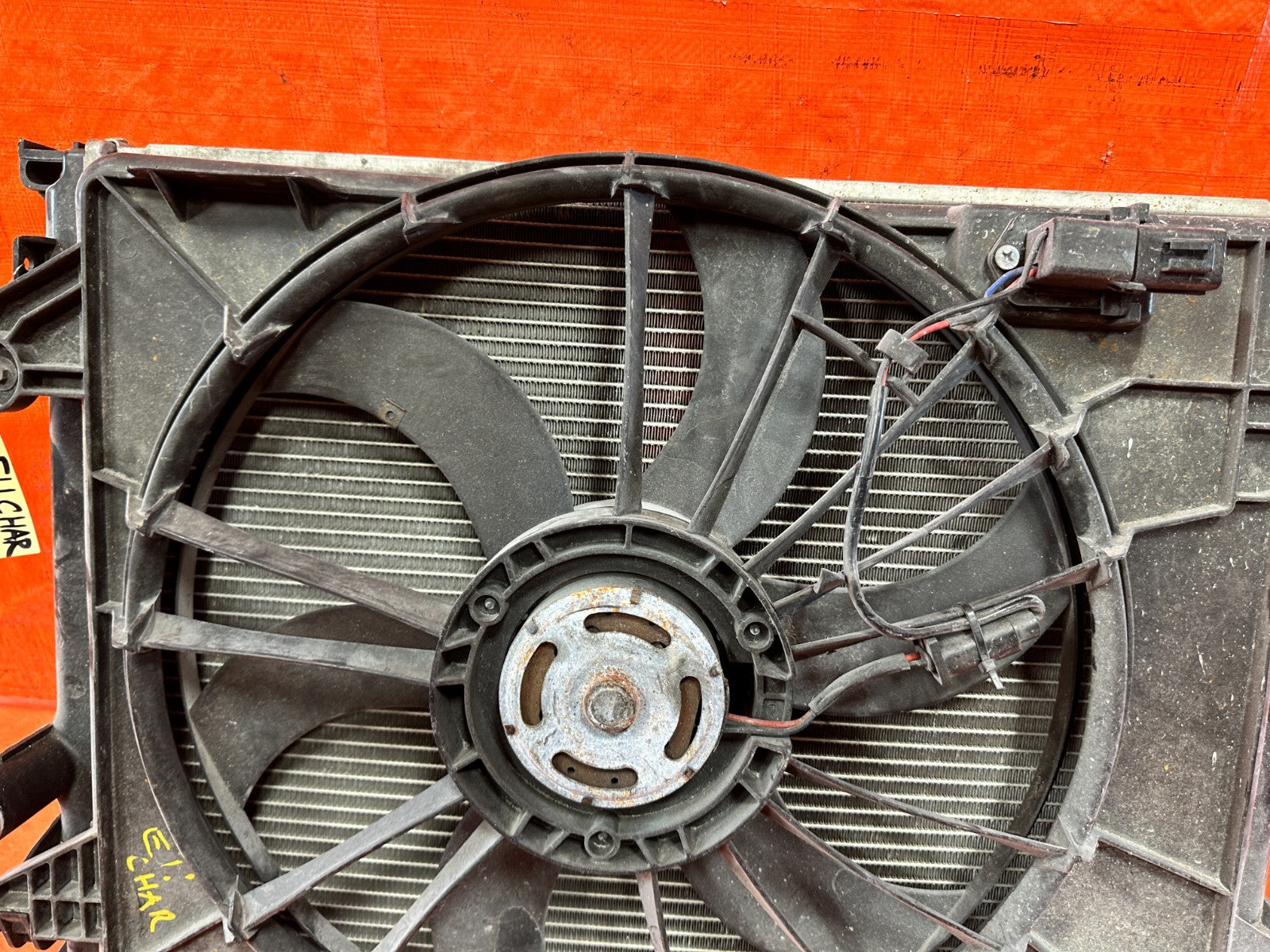 18 20 DODGE CHARGER GT 6 CYLINDER MODEL   RADIATOR WITH FAN   OEM #3LI5