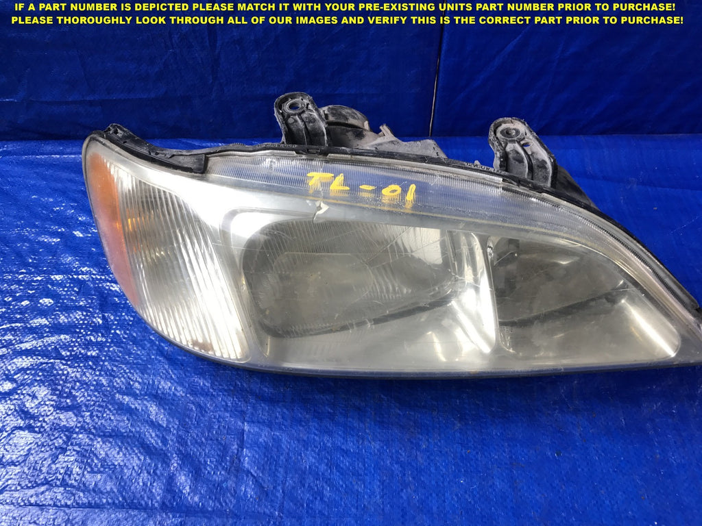 OEM 1999 2000 2001 99 00 01 ACURA TL PASSENGER RIGHT HEADLIGHT R RH 5
