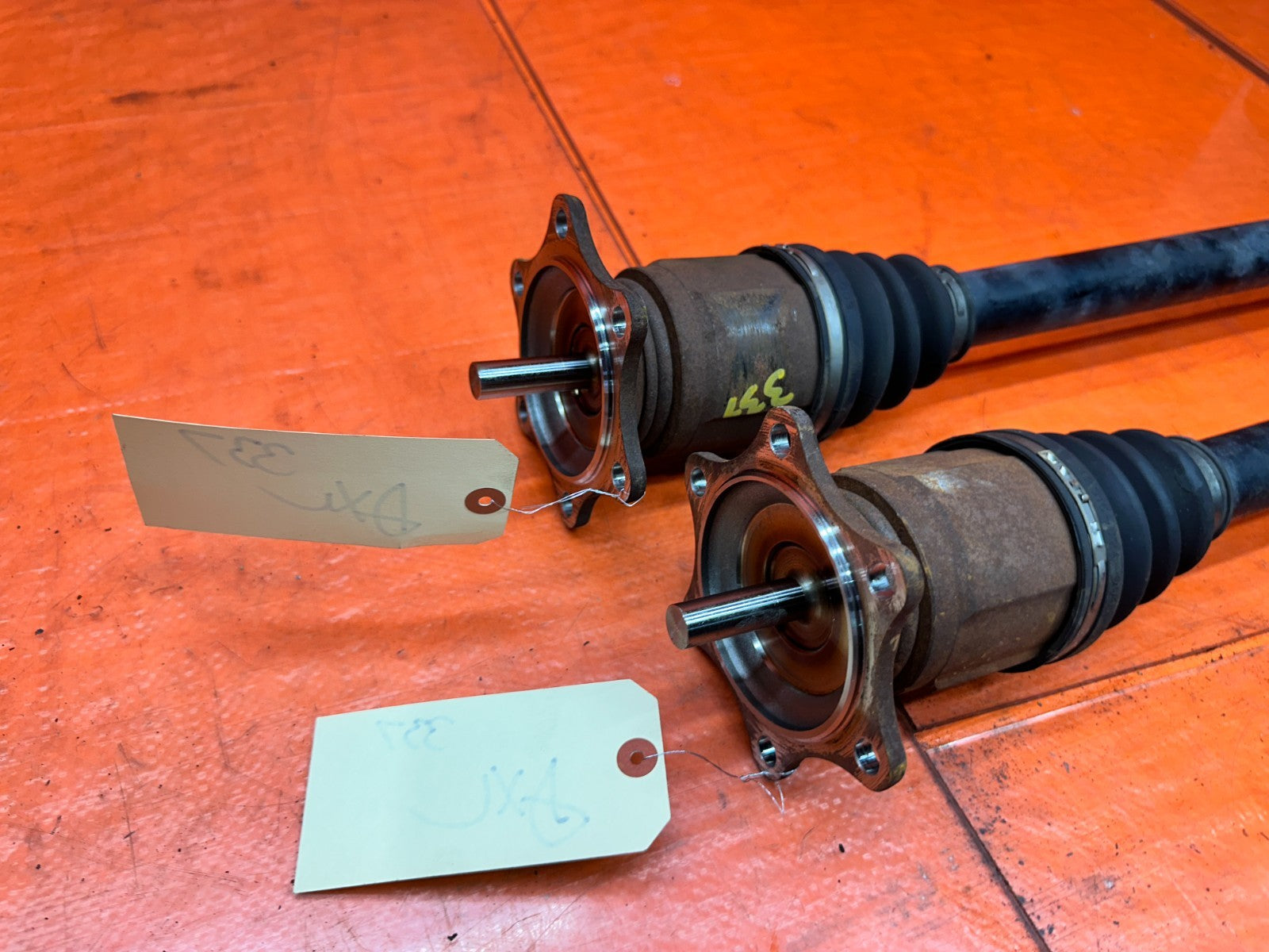 00 03 HONDA S2000 AP1 2.0L REAR DRIVE CV AXLES HALF SHAFTS LEFT RIGHT SET OEM #314