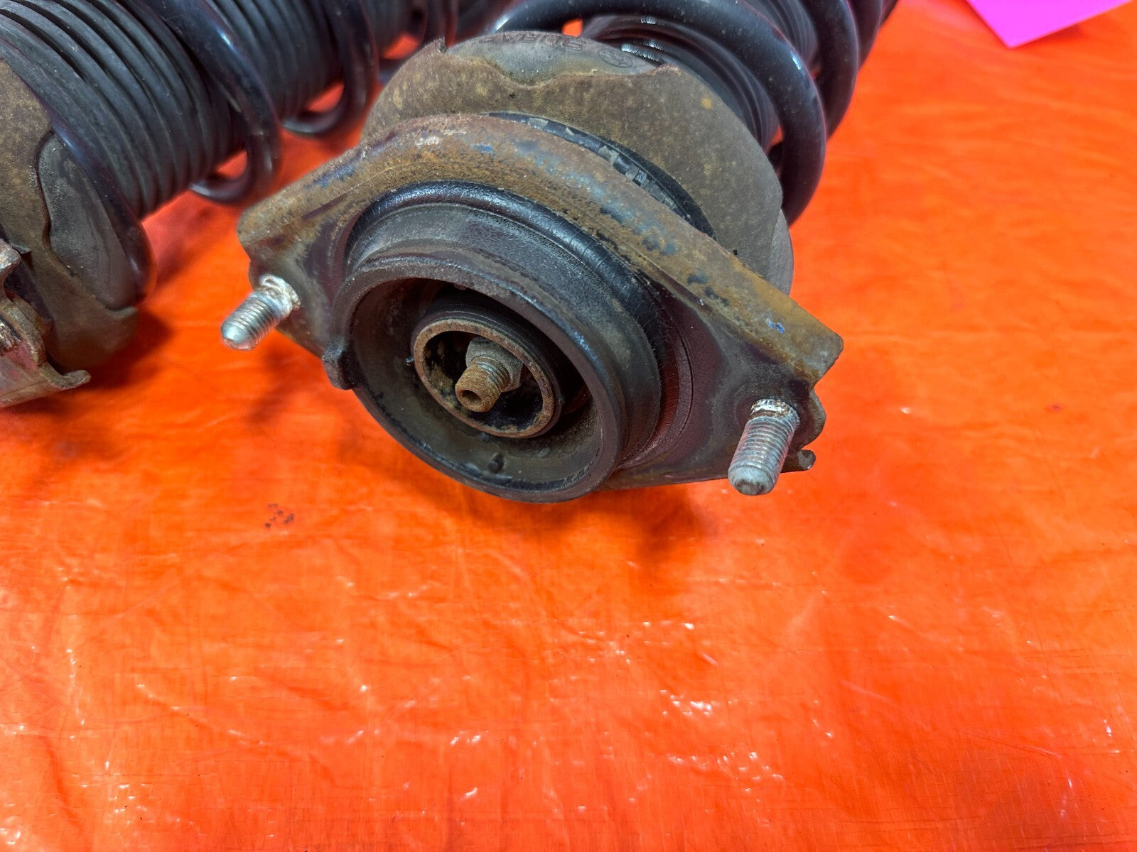 11 14 SUBARU WRX STI   EJ257   REAR SHOCKS & SPRINGS LEFT AND RIGHT FACTORY OEM11