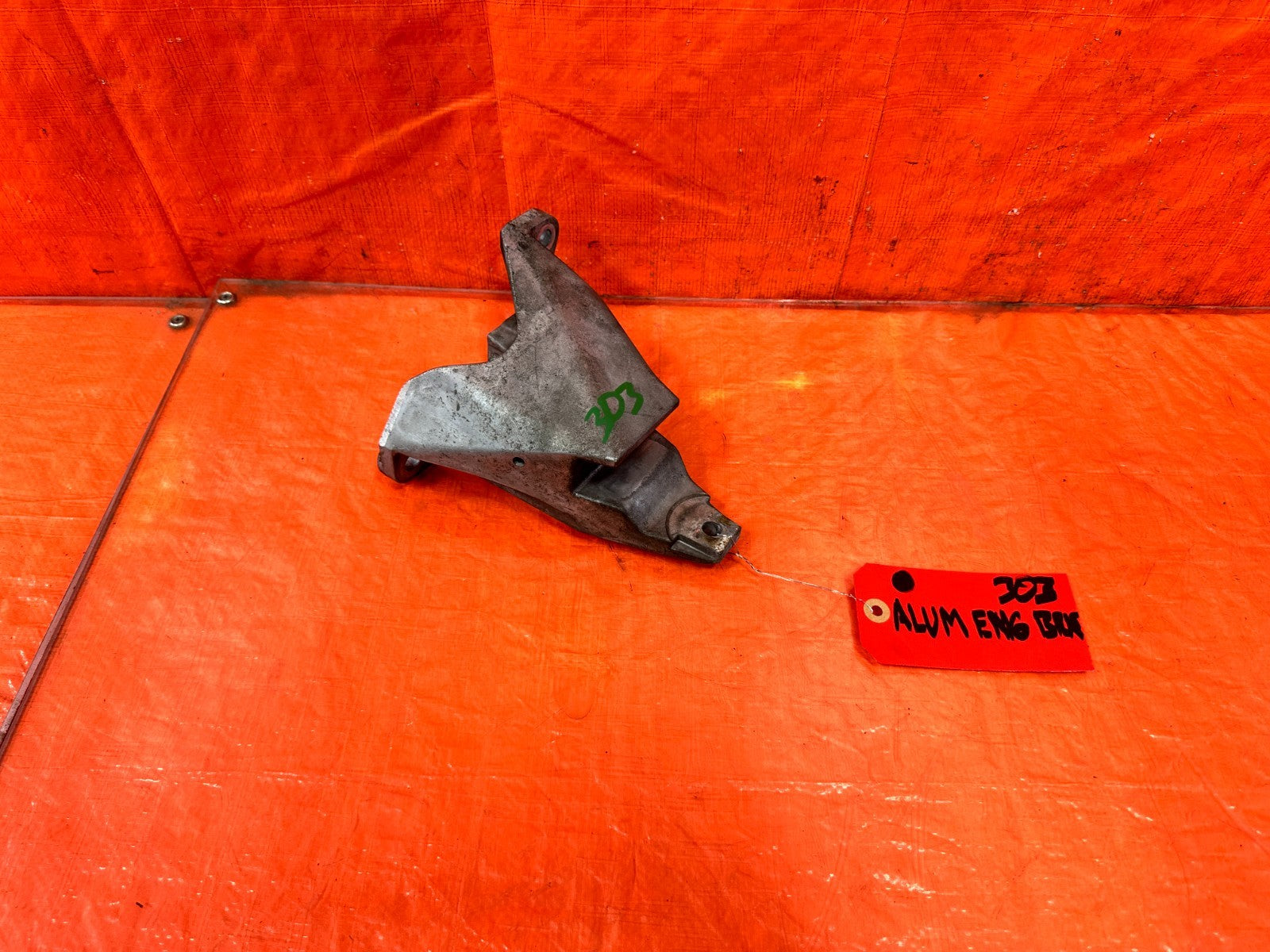 07 11 MAZDA RX8 RX 8  ALUMINUM ENGINE BRACKET DRIVER LEFT SIDE   OEM #3030