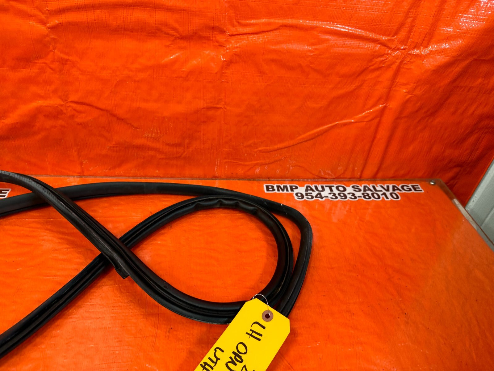 08 15 INFINITI G37 Q60 2D COUPE CHASSIS TO DOOR OPEN TRIM WEATHER STRIP LEFT 2485