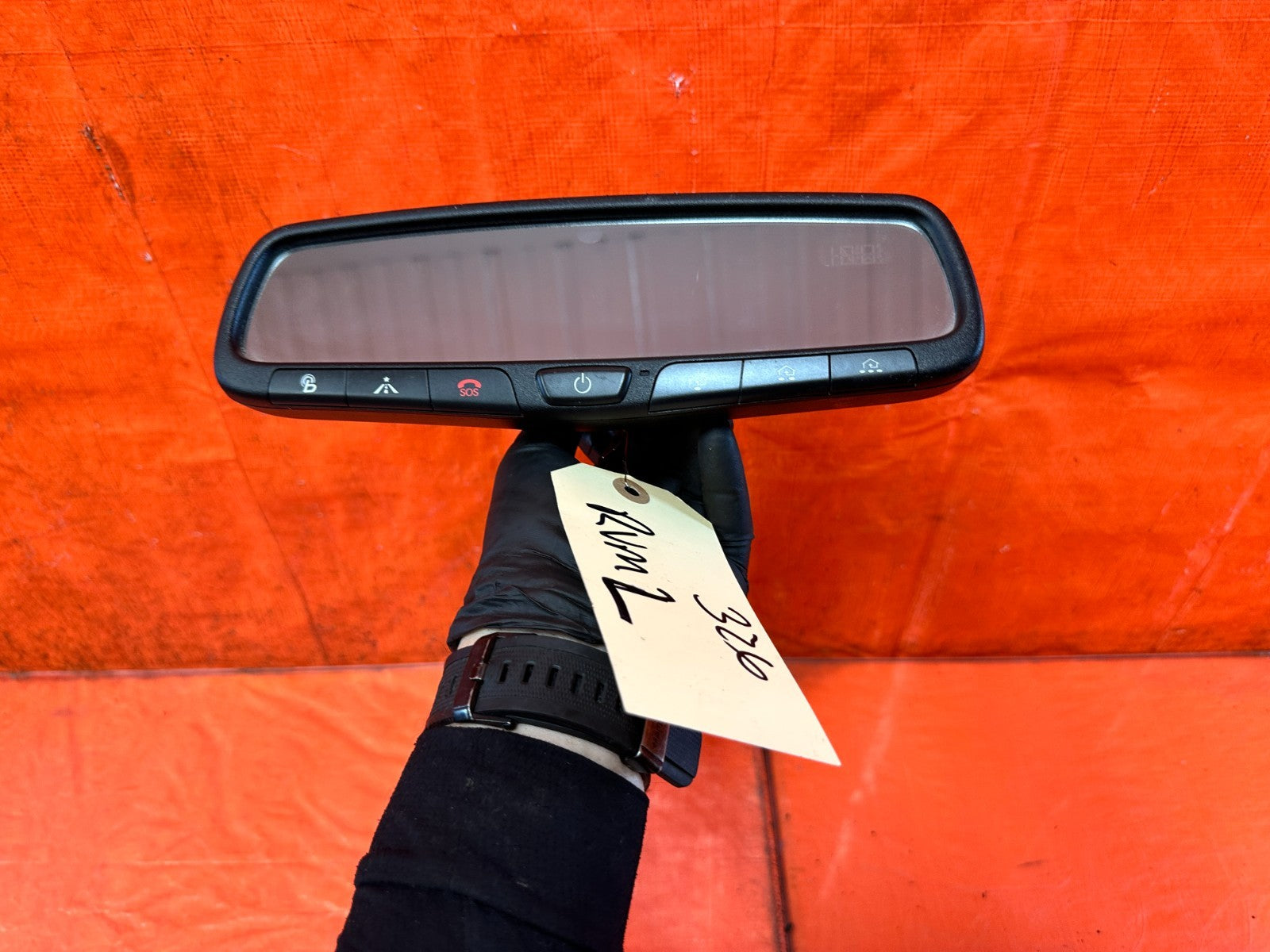 10 16 HYUNDAI GENESIS COUPE   REAR VIEW MIRROR W/ HOMELINK    OEM FACTORY #3264
