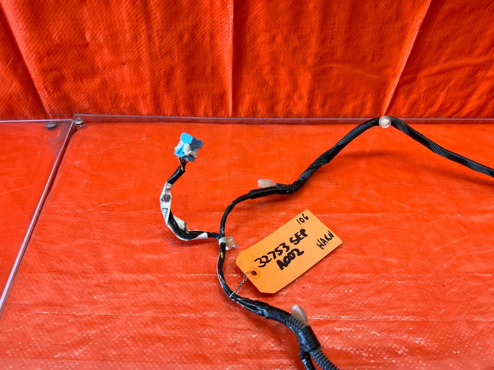 06 08 ACURA TL   DOOR WIRING HARNESS WIRE LOOM   PASSENGER RIGHT REAR   OEM #1067
