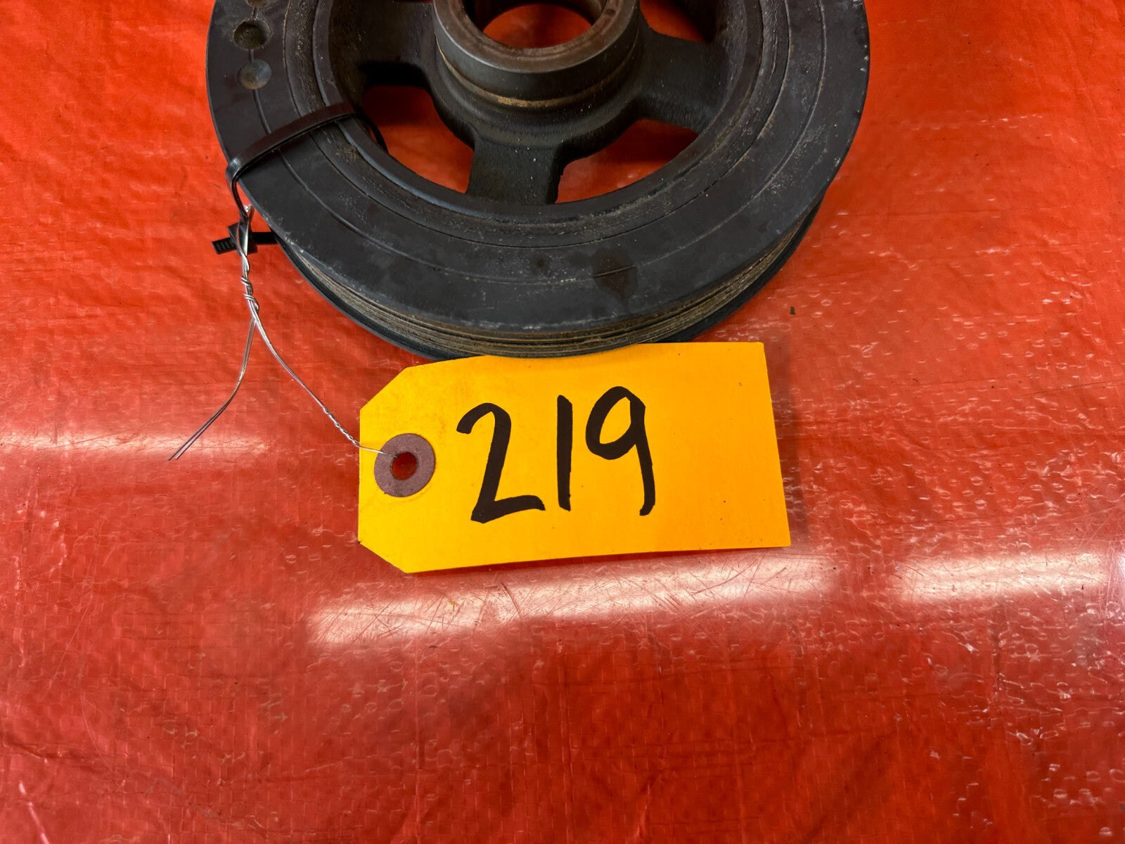 10 16 HYUNDAI GENESIS COUPE 3.8L   CRANKSHAFT HARMONIC BALANCER PULLEL OEM 2191