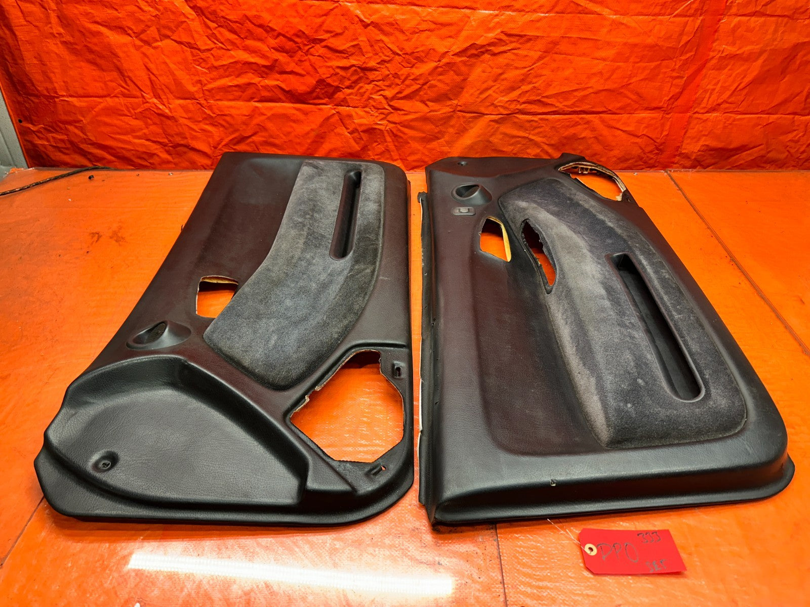 92 95 HONDA CIVIC EX 2D   INTERIOR DOOR PANELS CARDS LEFT RIGHT   OEM #3330
