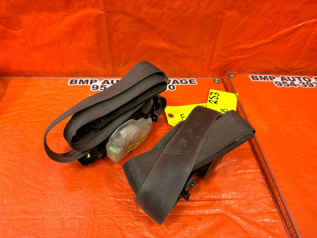 94 01 ACURA INTEGRA 2 DOOR SEAT BELT SET   FRONT REAR LEFT RIGHT TAN OEM #2530