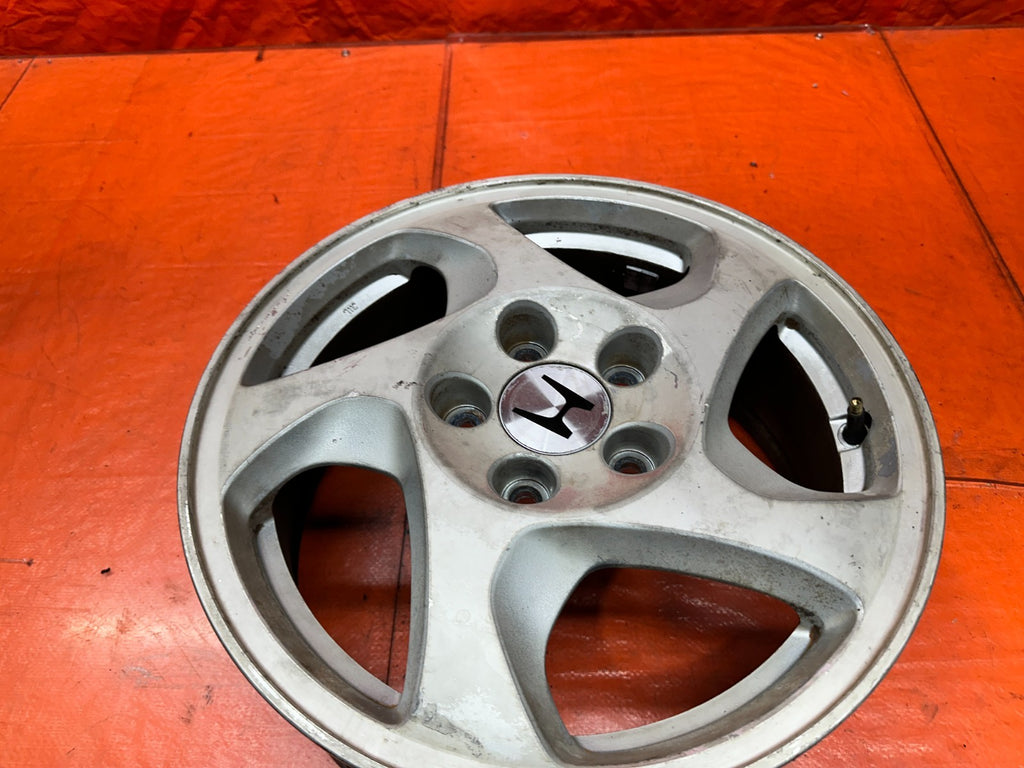 97-01 HONDA PRELUDE 2D 2.2L H22A4 SINGLE OEM ALLOY WHEEL RIM 16X6.5" OEM #LUDE10