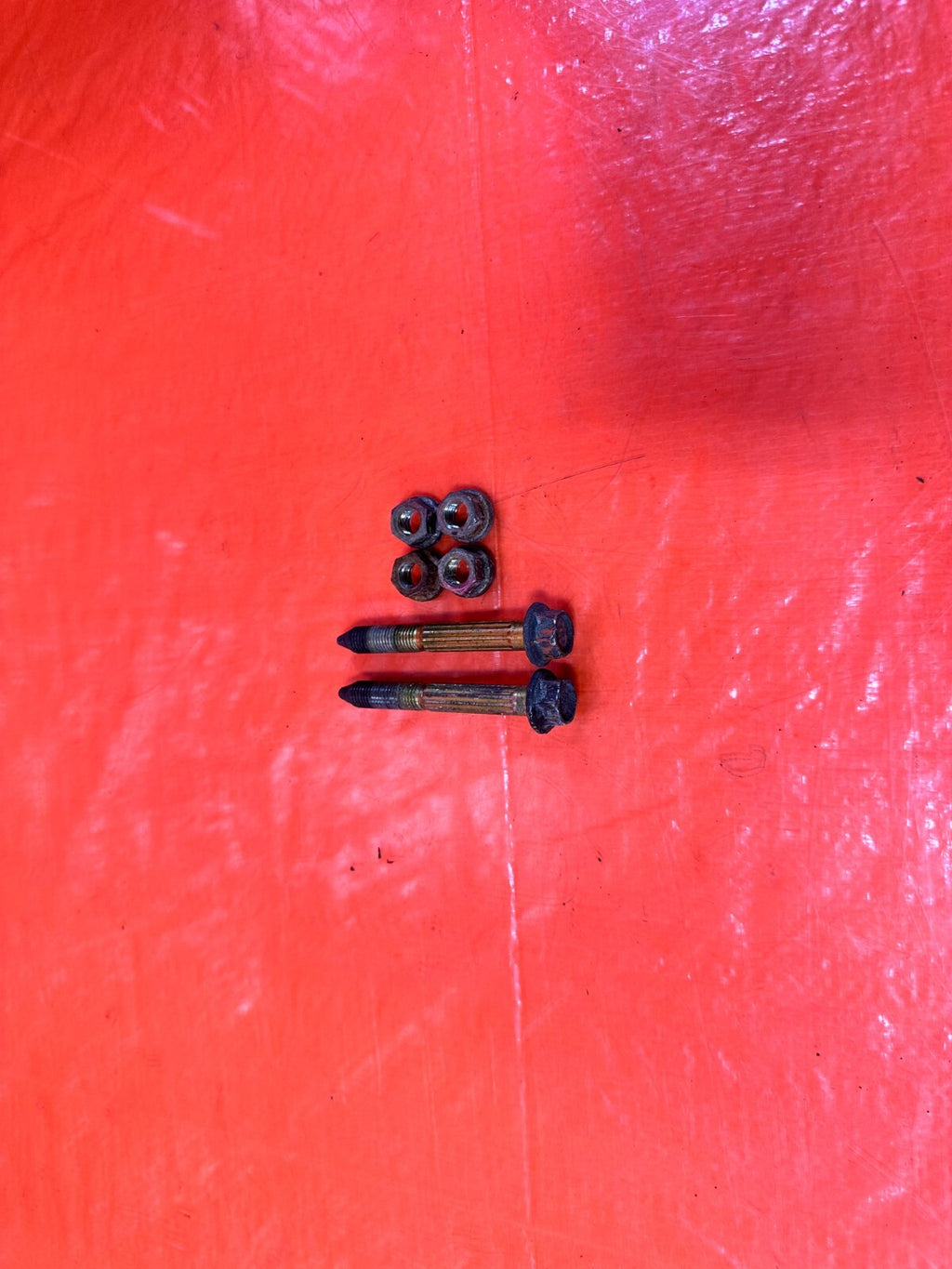 96 00 HONDA CIVIC   AUTOMATIC LOWER TRANSMISSION BRACKET BOLTS OEM 2872