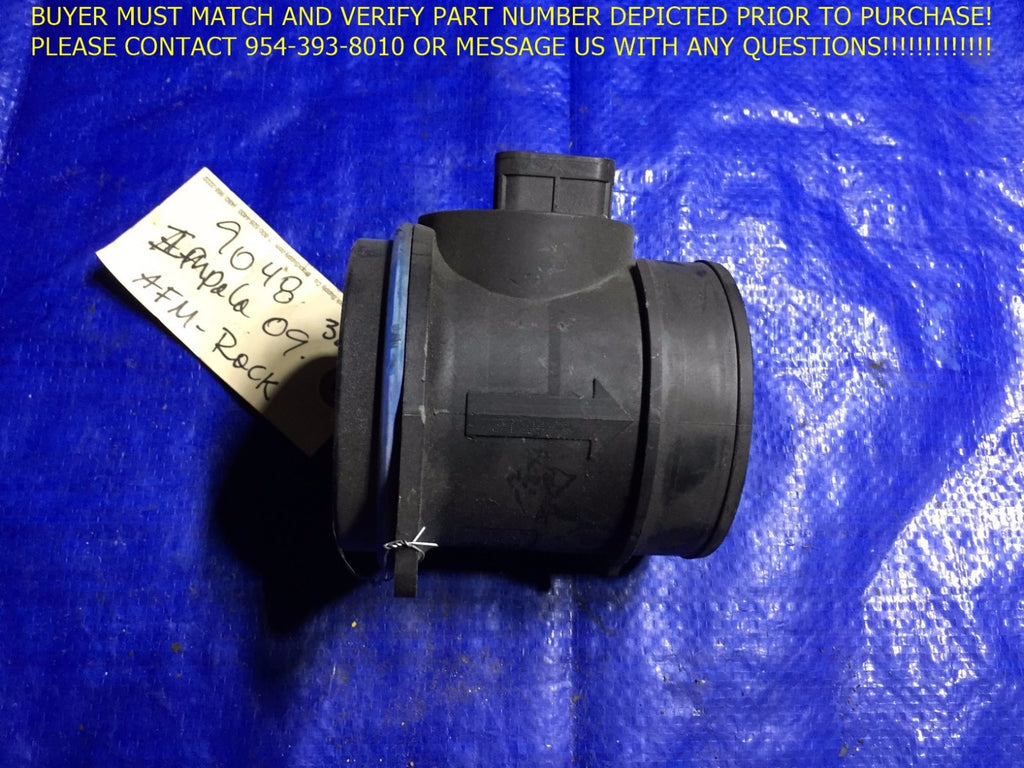 OEM 2009 CHEVROLET IMPALA MASS AIRFLOW METER SENSOR MAF 159119830