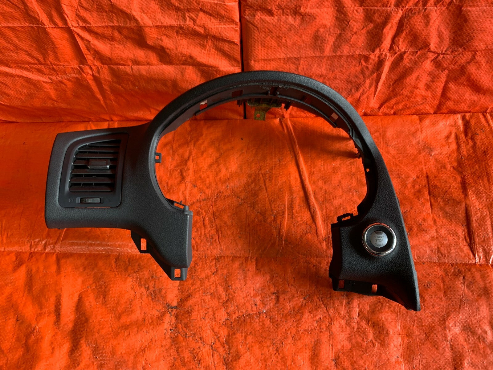 14 18 NISSAN ALTIMA BASE S SL SV INSTRUMENT GAUGE CLUSTER BEZEL W/ START BUTTON0