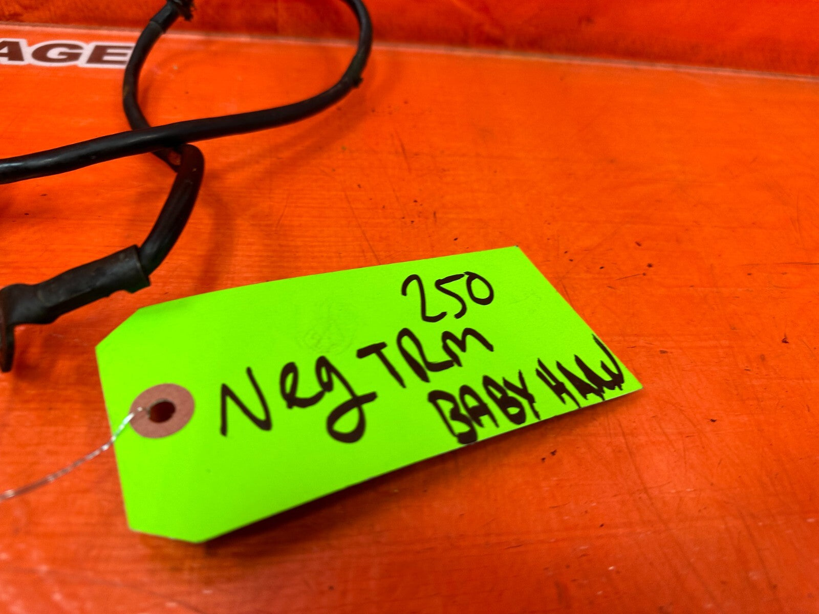 00 01 TOYOTA CELICA GTS    M/T ONLY   NEGATIVE TERMINAL BATTERY GROUND WIRE OEM6