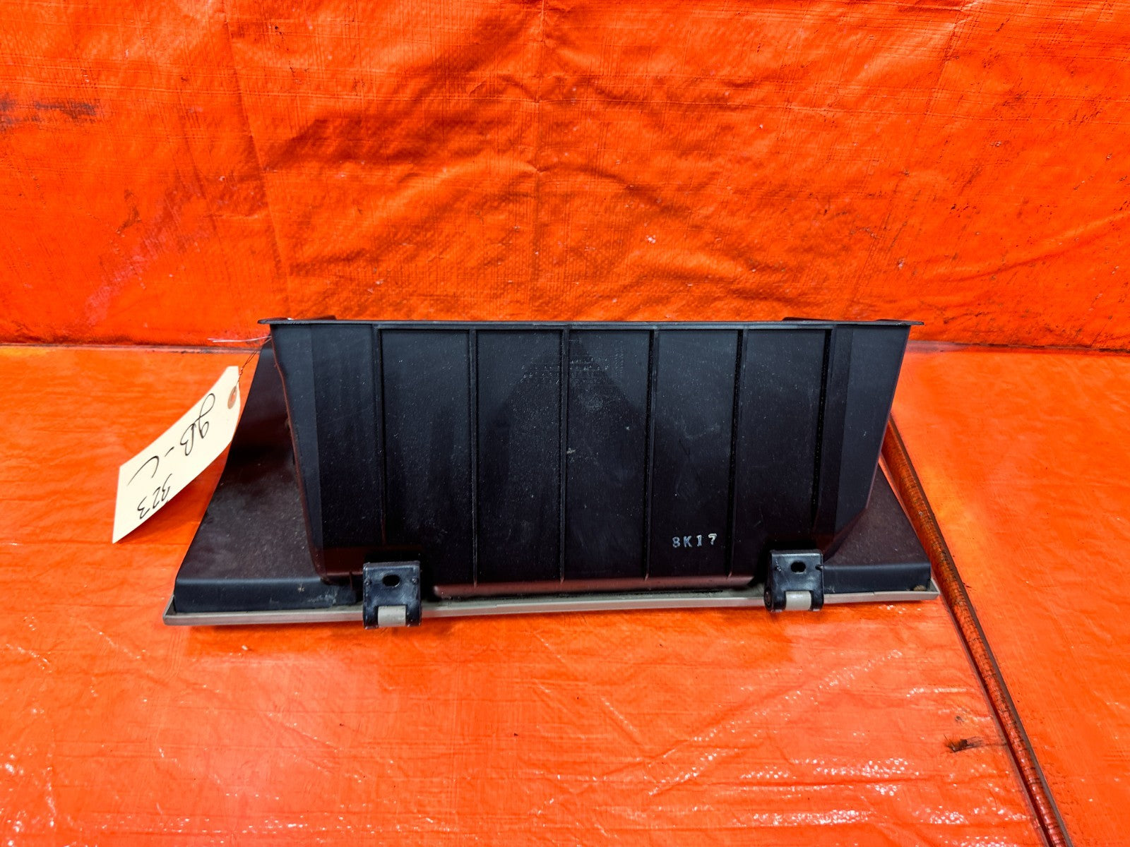 97 01 HONDA PRELUDE   GLOVE BOX DASH BOARD TRIM PANEL   TAN   OEM #32312