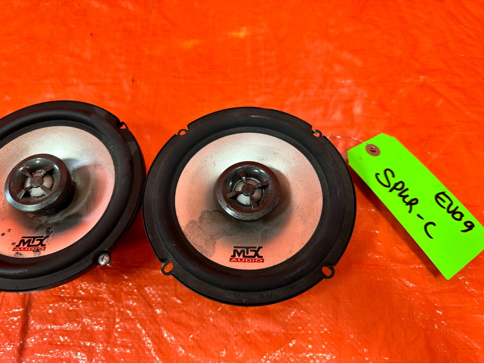03 06 LANCER EVOLUTION VIII 8 EVO IX 9   MTX AUDI TDX6502 SPEAKERS   #EVO94