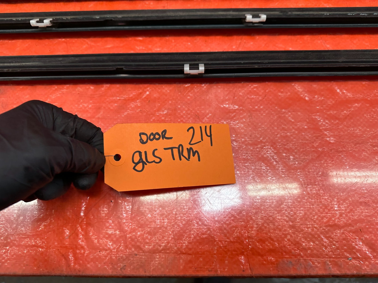08 15 LANCER EVOLUTION X EVO 10 LEFT RIGHT FRONT REAR CHROME DOOR GLASS TRIM 21418