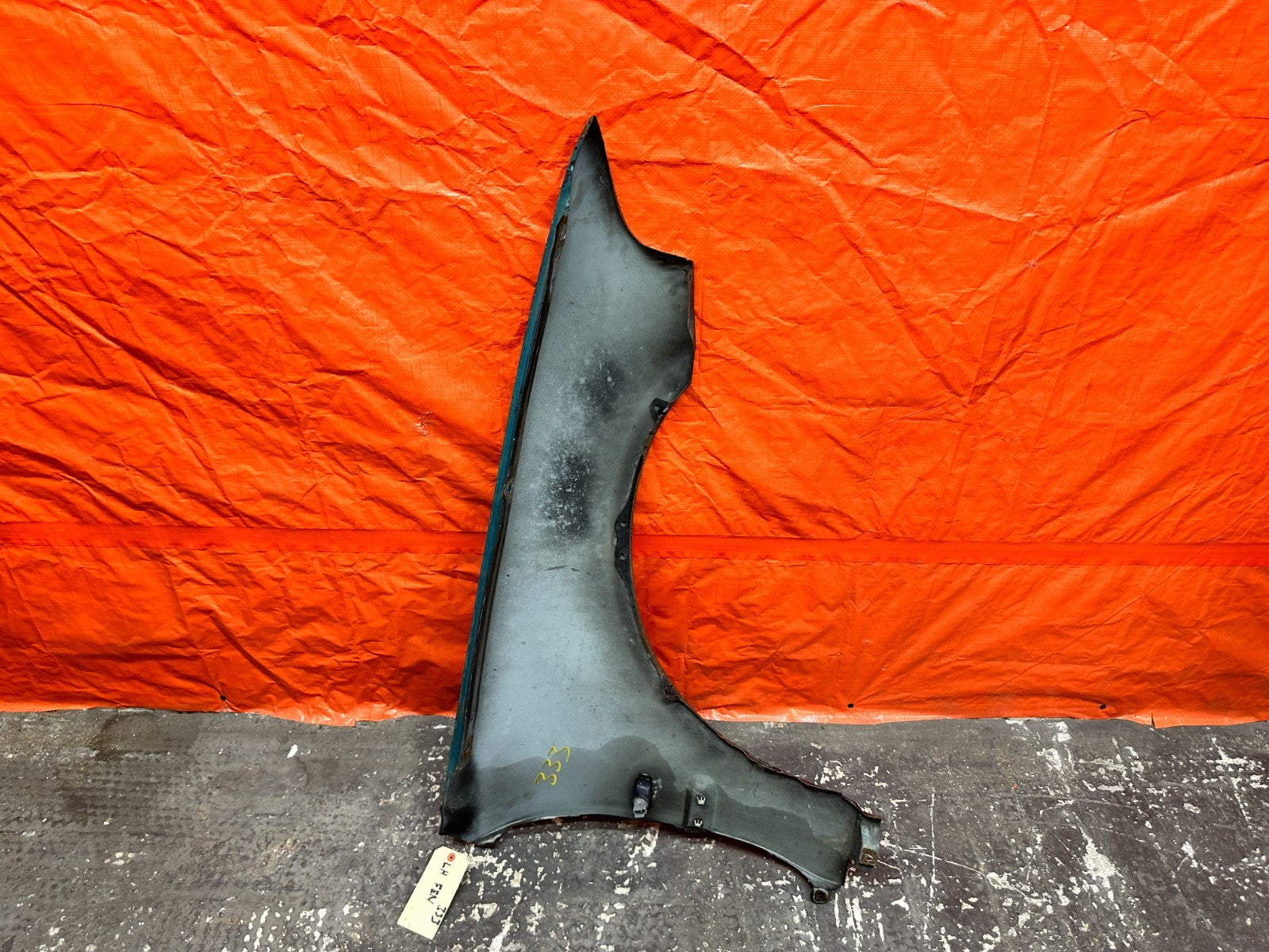 92 95 HONDA CIVIC 2D COUPE LEFT DRIVER FRONT FENDER PANEL W/ SIDE MARKER OEM9