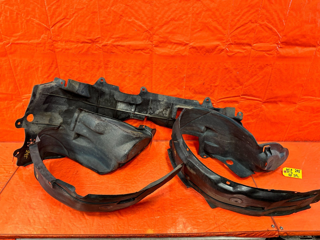 93 97 HONDA DEL SOL   FRONT LEFT RIGHT CENTER   FENDER LINER SPLASH SHIELD OEM0