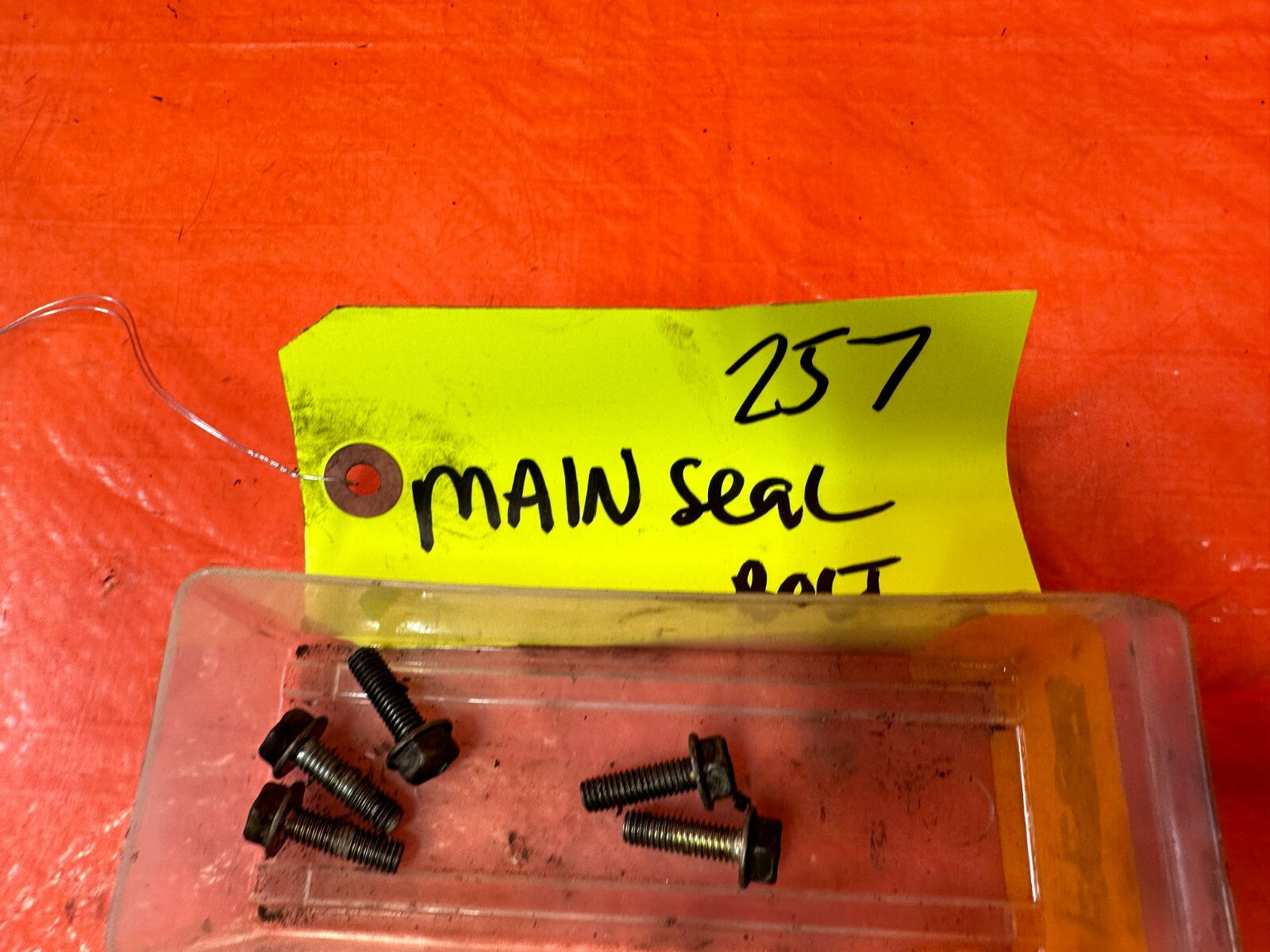 94 01 ACURA INTEGRA   GSR B18C1 MAIN SEAL BOLTS HARDWARE   OEM #2576