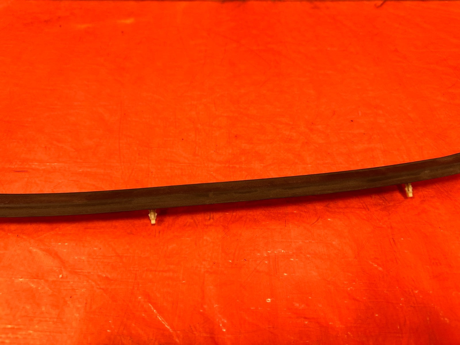 08 15 INFINITI G37 Q60 FRONT HOOD ENGINE BAY WEATHERSTRIP SEAL RUBBER OEM #3295