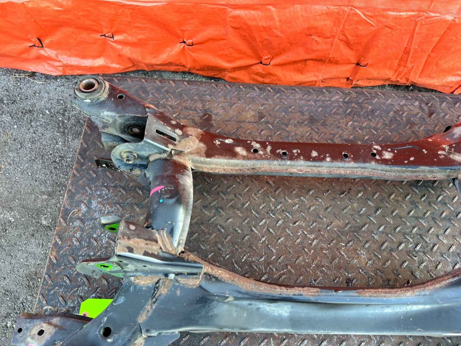 09 14 ACURA TSX   REAR SUBFRAME CROSSMEMBER K FRAME   OEM FACTORY #2796