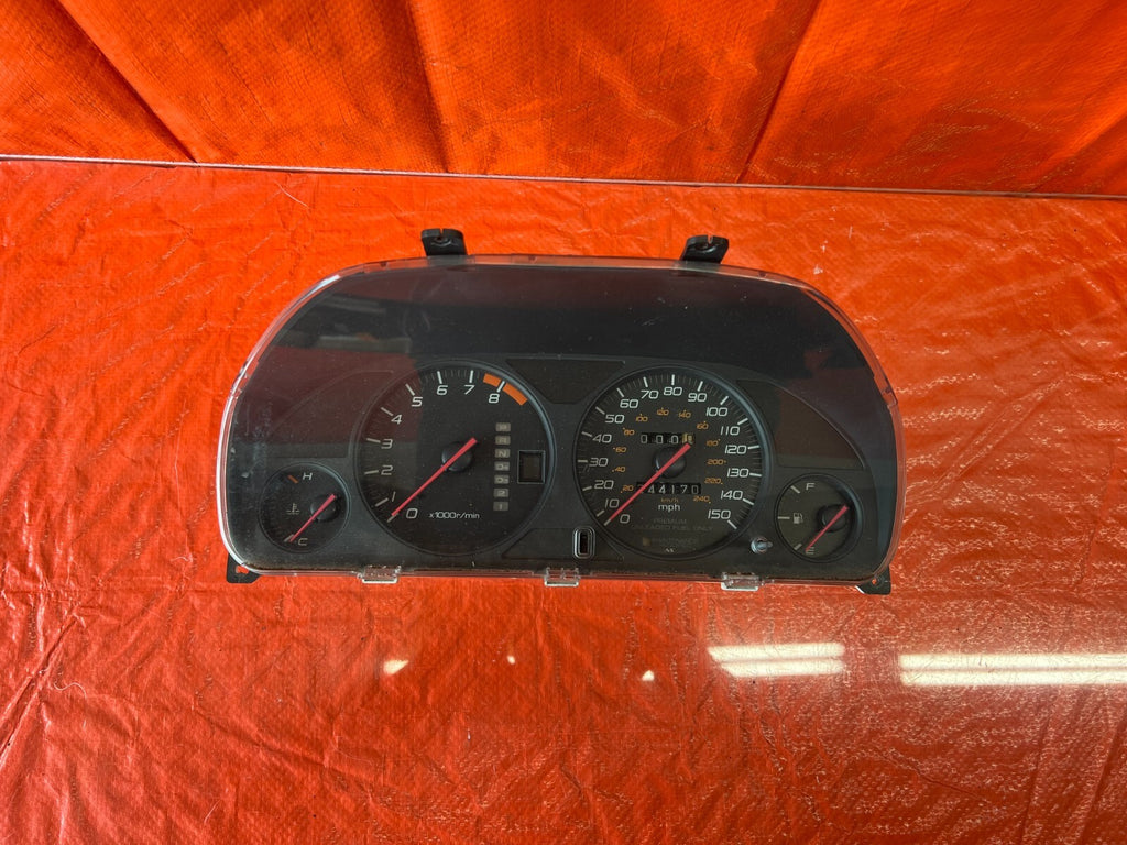 97 01 HONDA PRELUDE   AUTOMATIC   INSTRUMENT GAUGE CLUSTER SPEEDOMETER OEM #1360