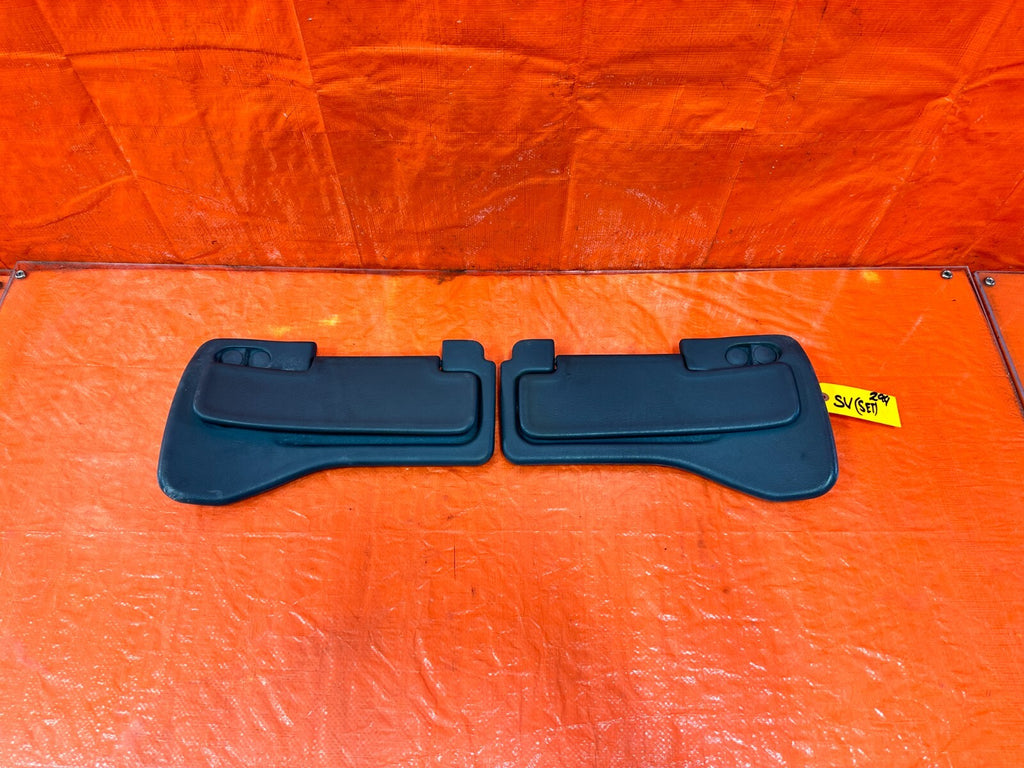 94 95 HONDA DEL SOL   SUN VISORS   LEFT AND RIGHT VISORS   GRAY COLOR   OEM #2940
