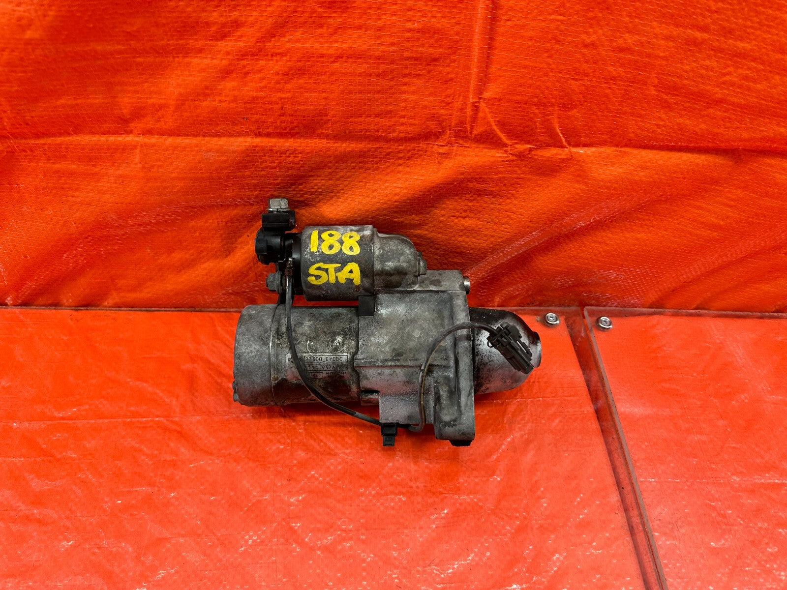 08 13 INFINITI G37   ENGINE MOTOR STARTER   MANUAL TRANSMISSION   OEM #1880