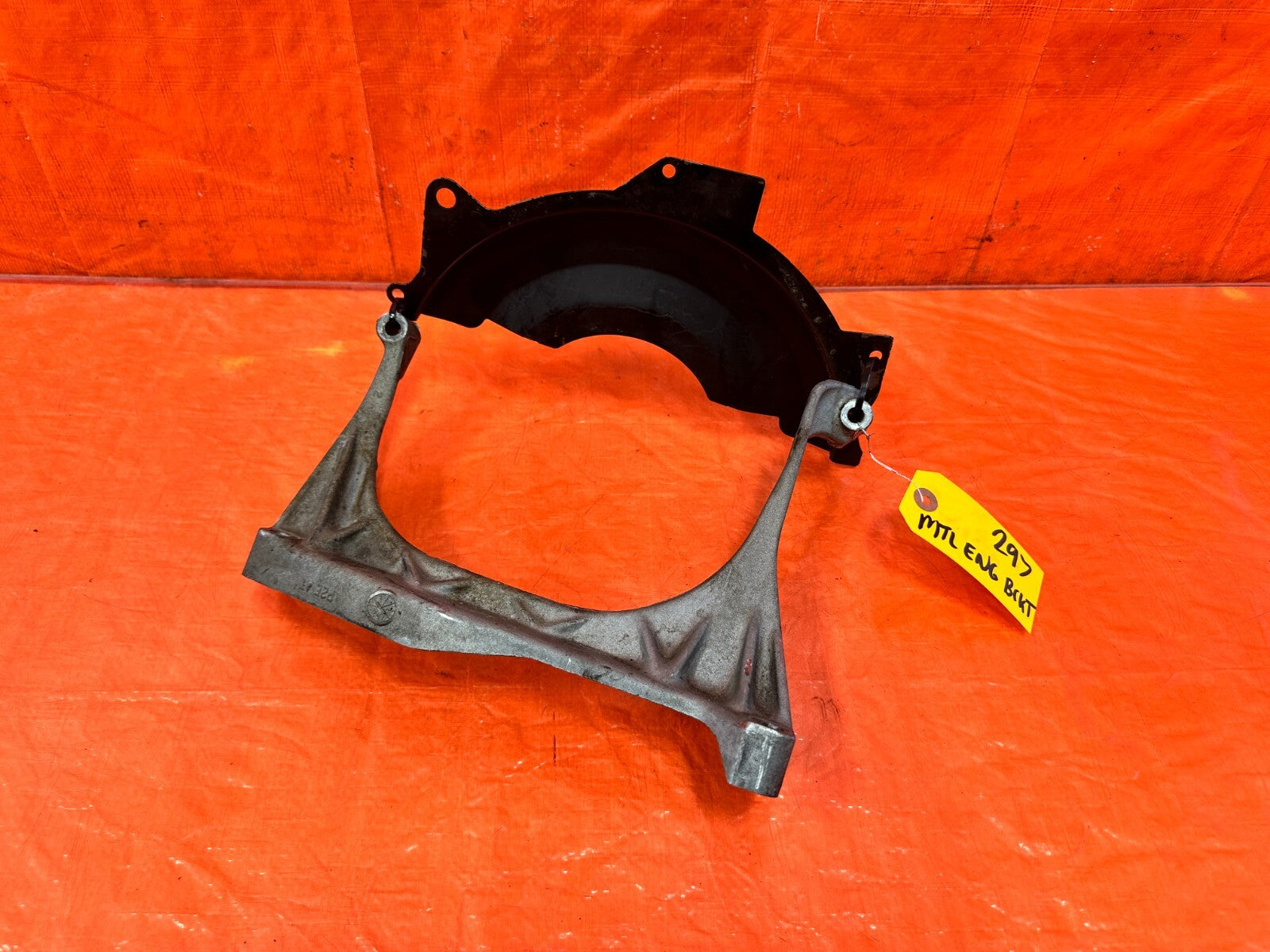 96 00 HONDA CIVIC   AUTOMATIC ENGINE STIFFENER TRANSMISSION ALUMINUM BRACKET 2971
