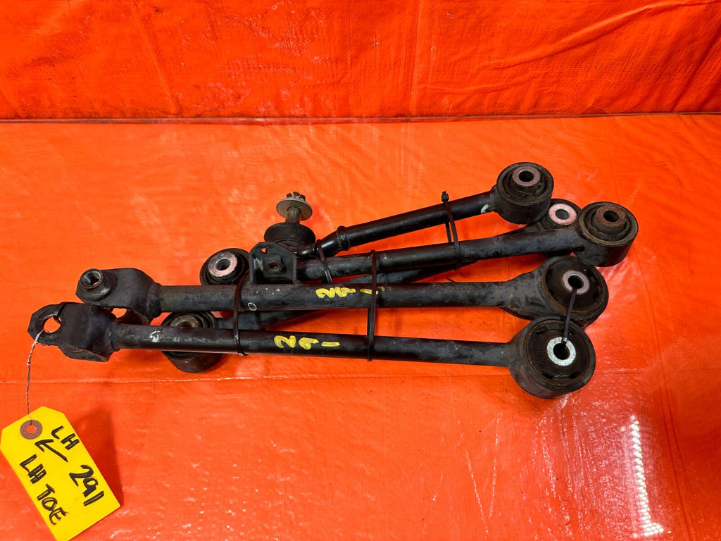 04 08 ACURA TSX   DRIVER LEFT REAR   LOWER CONTROL ARM SET OF 5   ALL ARMS #29110