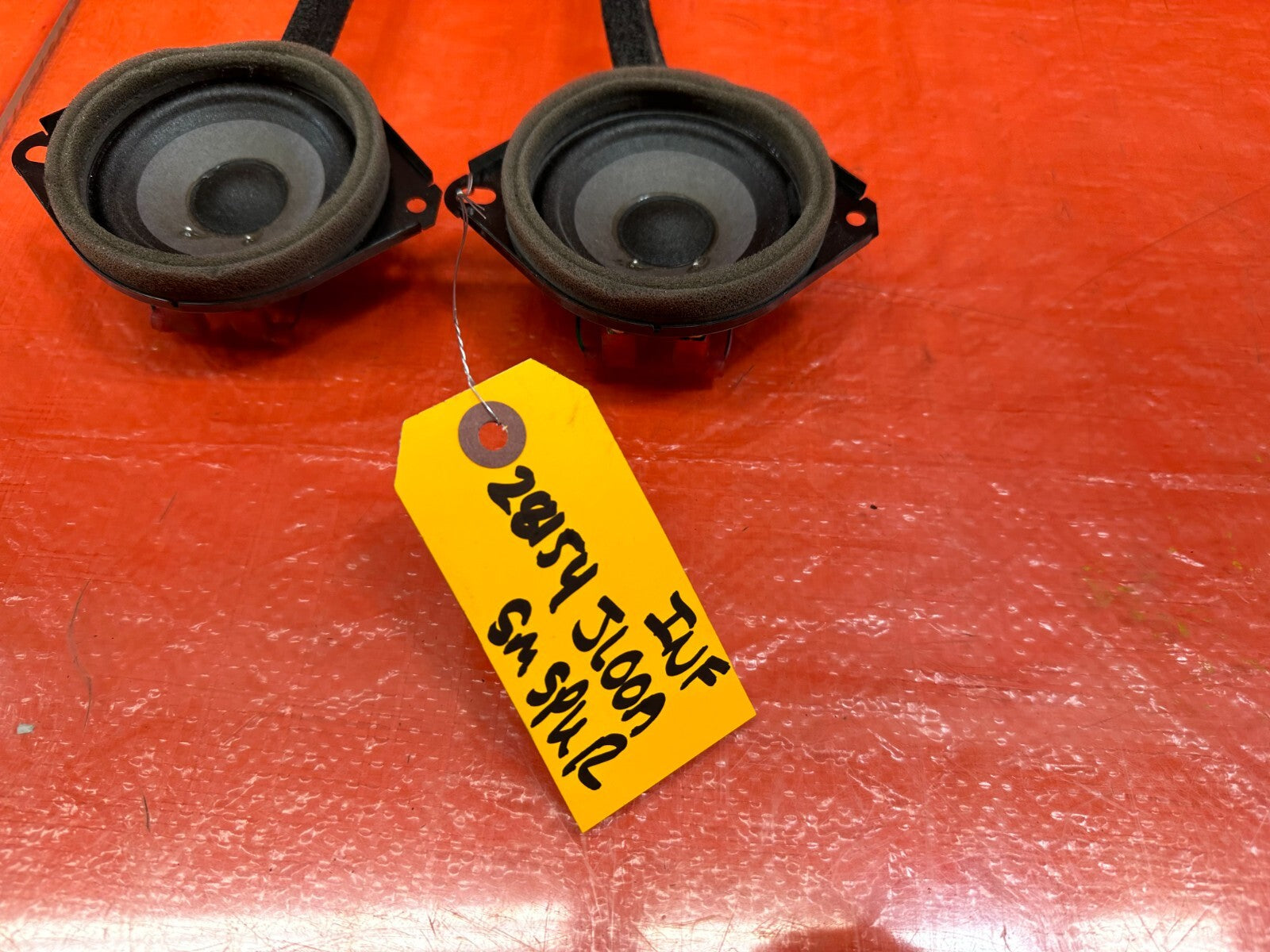 08 15 INFINITI G37 Q60 COUPE BOSE REAR QUARTER PANEL TRIM SPEAKERS LEFT + RIGHT3