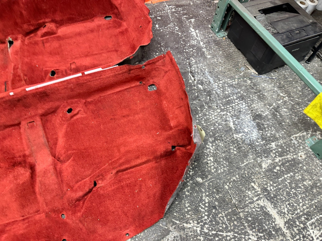 00-09 HONDA S2000 CONV 2.0L 2.2L F20C RED FLOOR CARPET MATS LEFT RIGHT OEM #S2K12