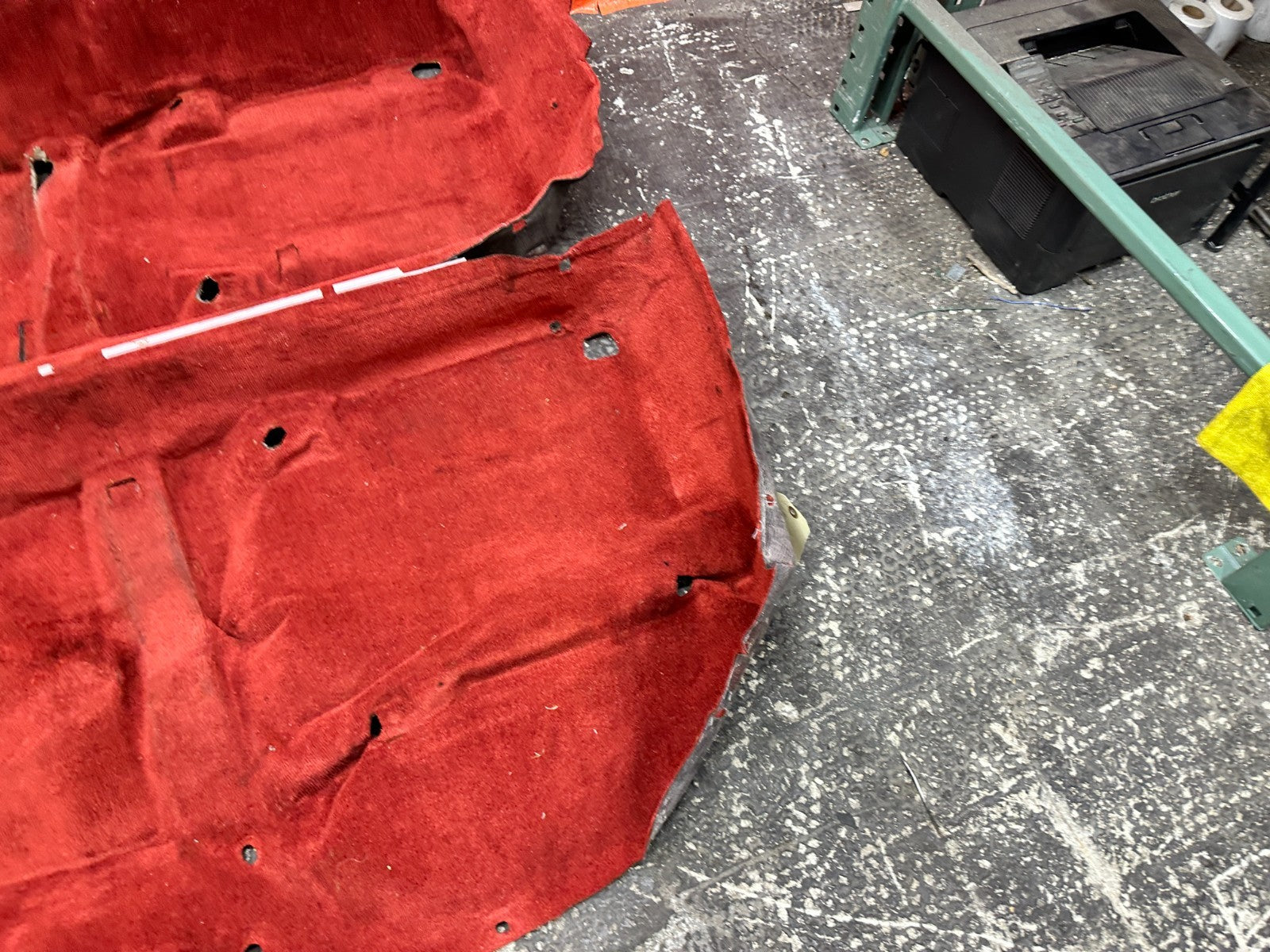 00-09 HONDA S2000 CONV 2.0L 2.2L F20C RED FLOOR CARPET MATS LEFT RIGHT OEM #S2K12