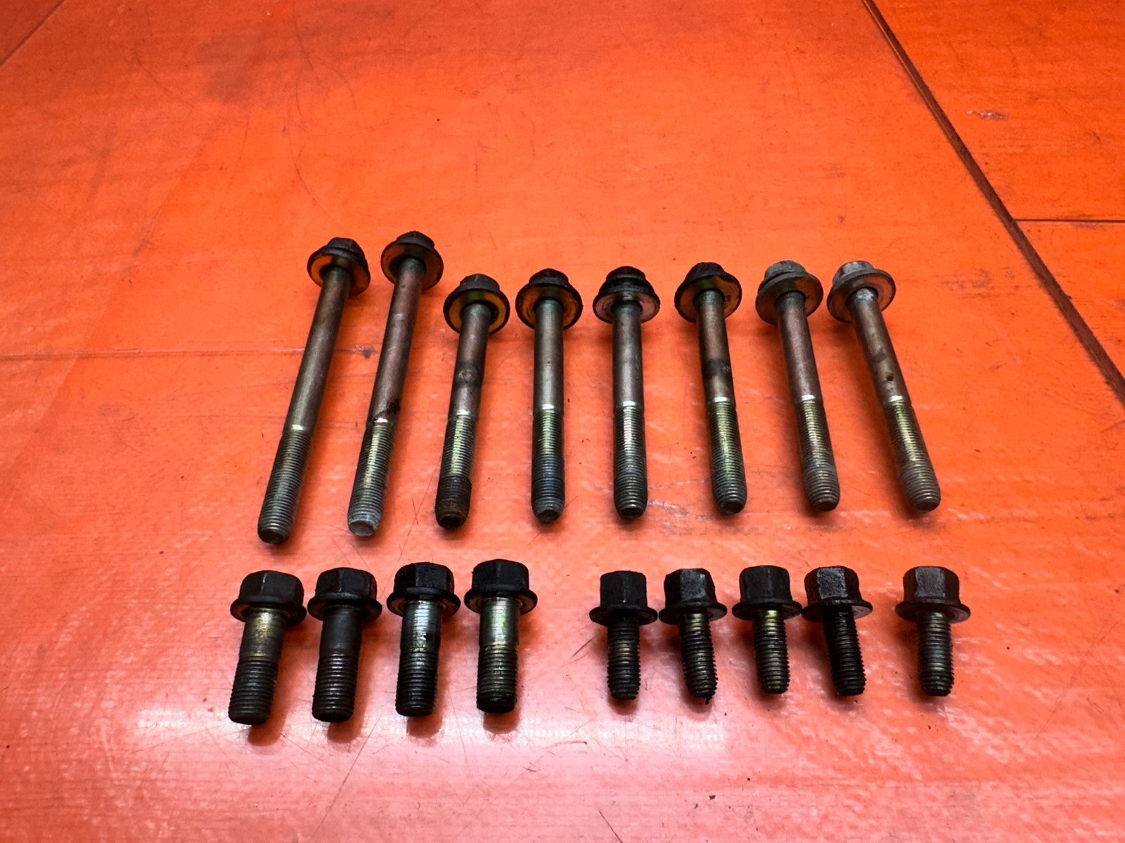 97 01 HONDA PRELUDE 2.2L FRONT SUBFRAME CROSSMEMBER MOUNTING BOLTS SET OEM #3354