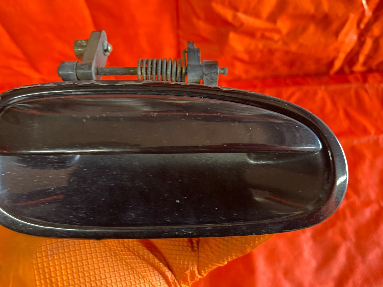 96 00 HONDA CIVIC   PASSENGER RIGHT REAR   EXTERIOR DOOR HANDLE   BLACK   OEM2