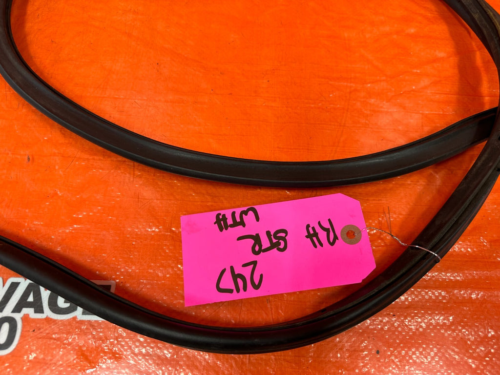 94 01 ACURA INTEGRA 2D PASSENGER RIGHT WEATHER STRIP TRIM SEAL GASKET OEM #2478