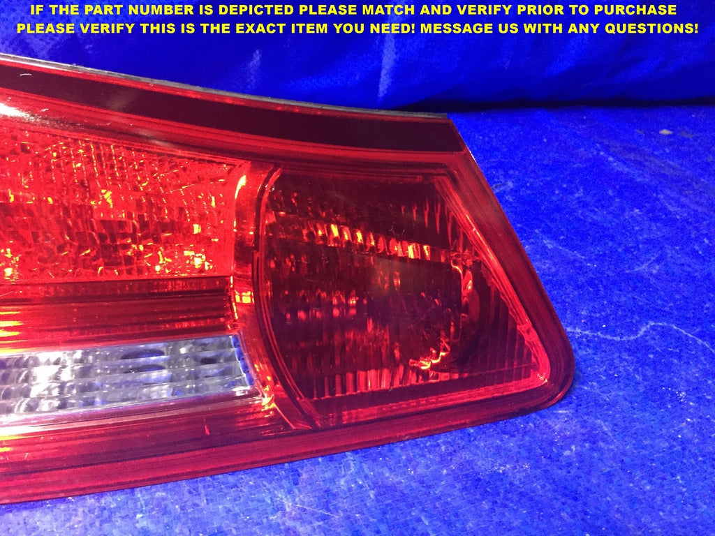 OEM 2006 2007 2008 06 07 08 LEXUS IS250 IS350 DRIVER LEFT INNER TAIL LIGHT L LH3