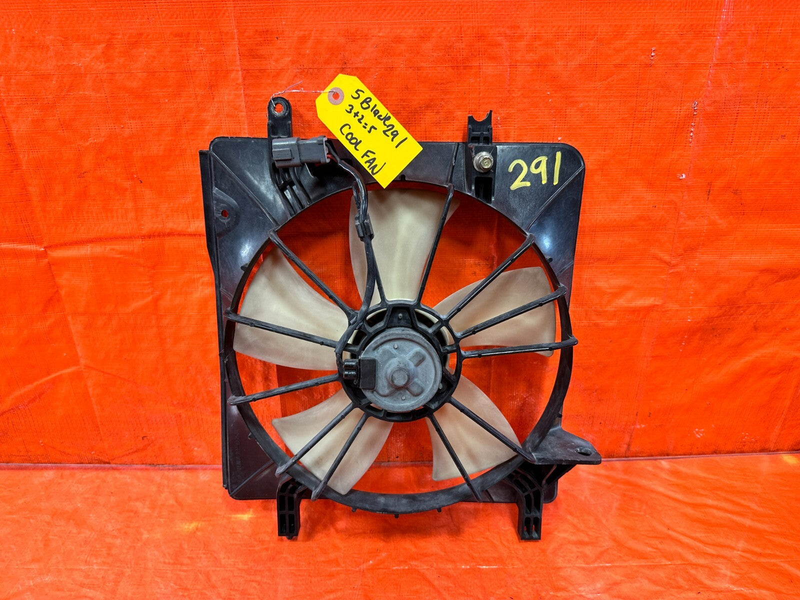 OEM 2005 05 ACURA TSX   RADIATOR COOLING FAN   5 FIVE BLADE MODEL   OEM 2915