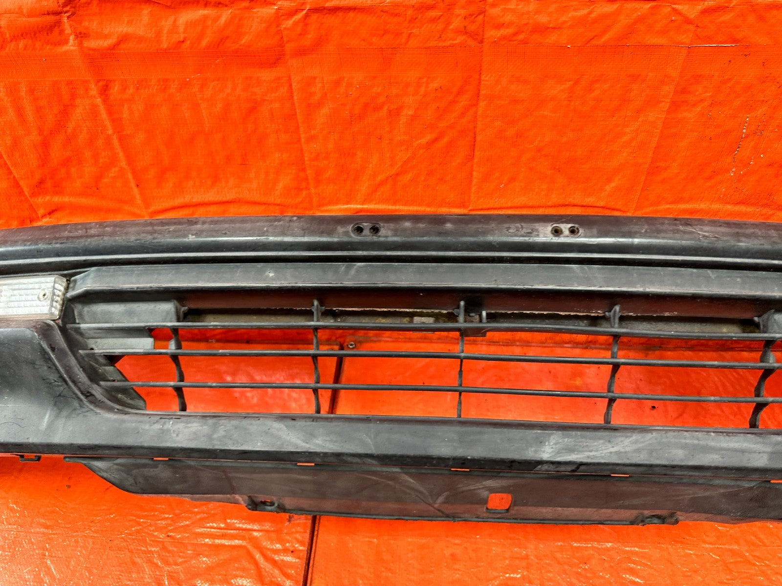 90 91 HONDA CIVIC HATCHBACK FRONT BUMPER COVER W/ RE BAR AND LIGHTS COMPLETE OM6