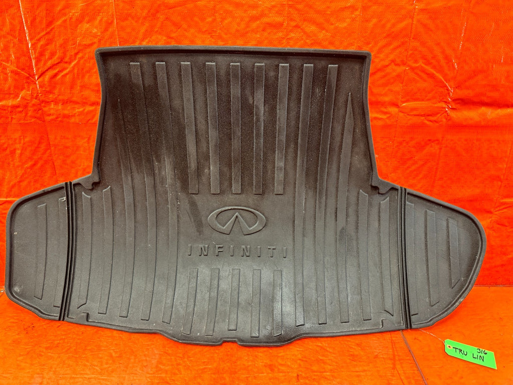 14 20 INFINITI Q50   ALL SEASON / WEATHER   REAR TRUNK MAT LINER LINING OEM #3160