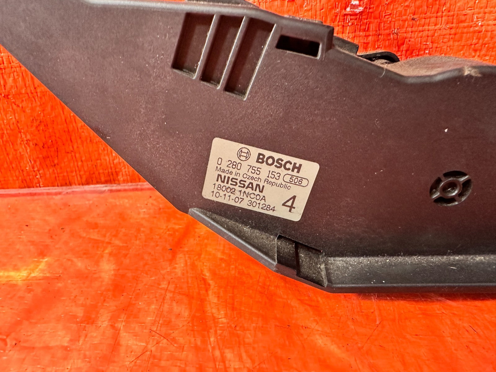 09 15 INFINITI G37 CONVERTIBLE  GASOLINE GAS FUEL ACCELERATOR ACCELERATION PEDAL1