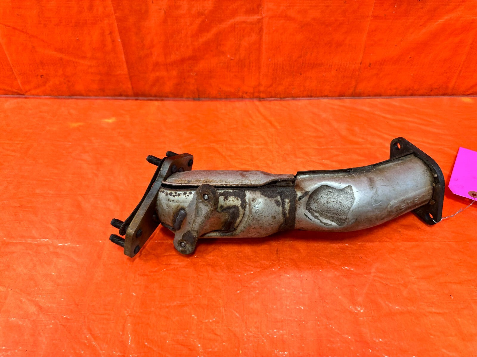 08 14 SUBARU IMPREZA WRX STI EJ257 CONNECTS TO HOT SIDE TURBO DOWN PIPE OEM 2835