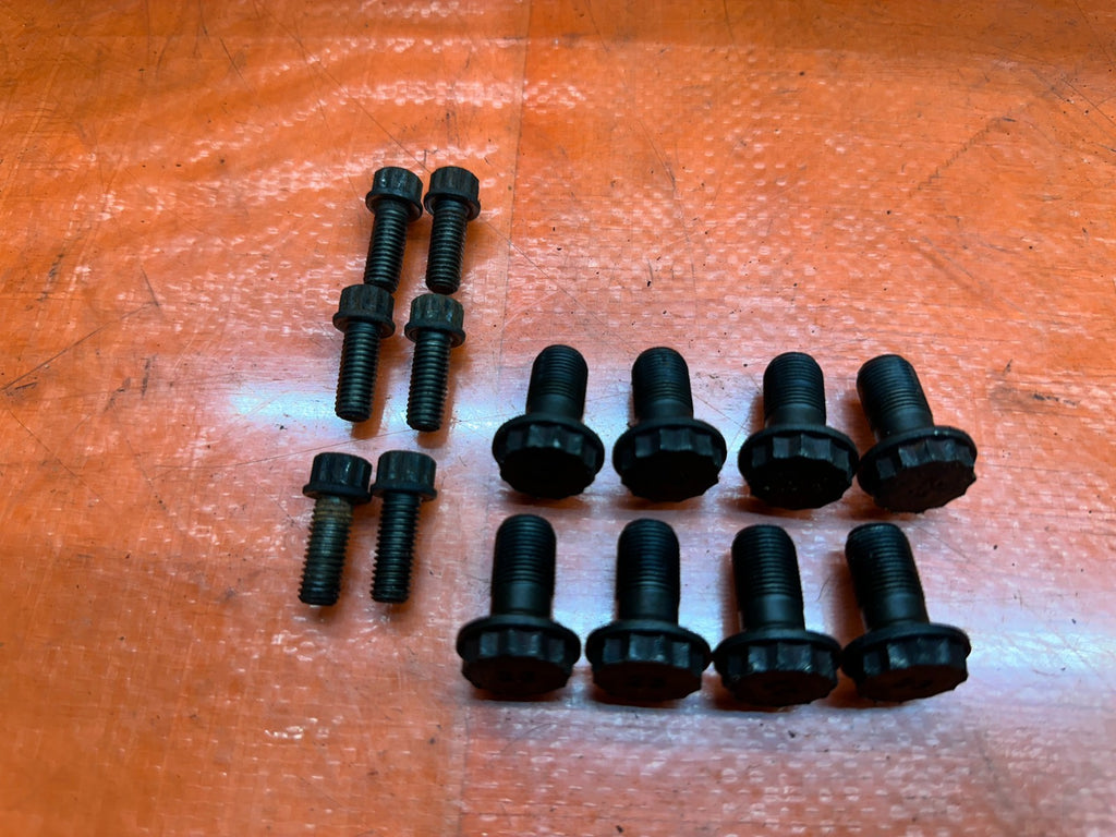 92-00 HONDA CIVIC 1.5L 1.6L D SERIES MANUAL CLUTCH FLYWHEEL BOLTS SET OEM #3474