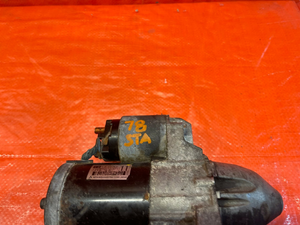 11 15 LANCER EVOLUTION EVO X 10   MANUAL TRANSMISSION STARTER MOTOR OEM #78   4