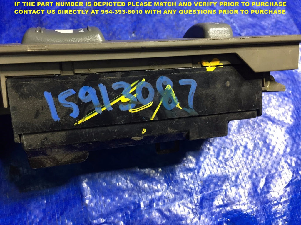 OEM 98 99 00 01 02 03 04 05 CHEVROLET BLAZER DRIVER LEFT MASTER WINDOW SWITCH4
