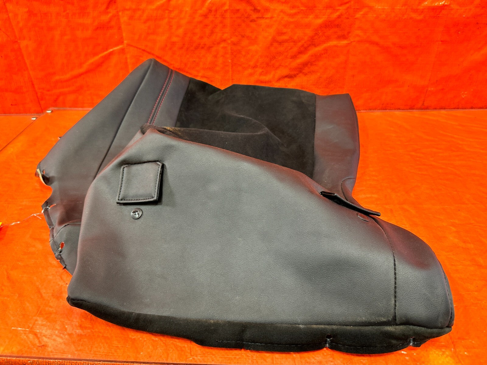 18 20 SUBARU BRZ   DRIVER LEFT REAR LOWER SEAT WRAP SKIN LEATHER OEM #2921
