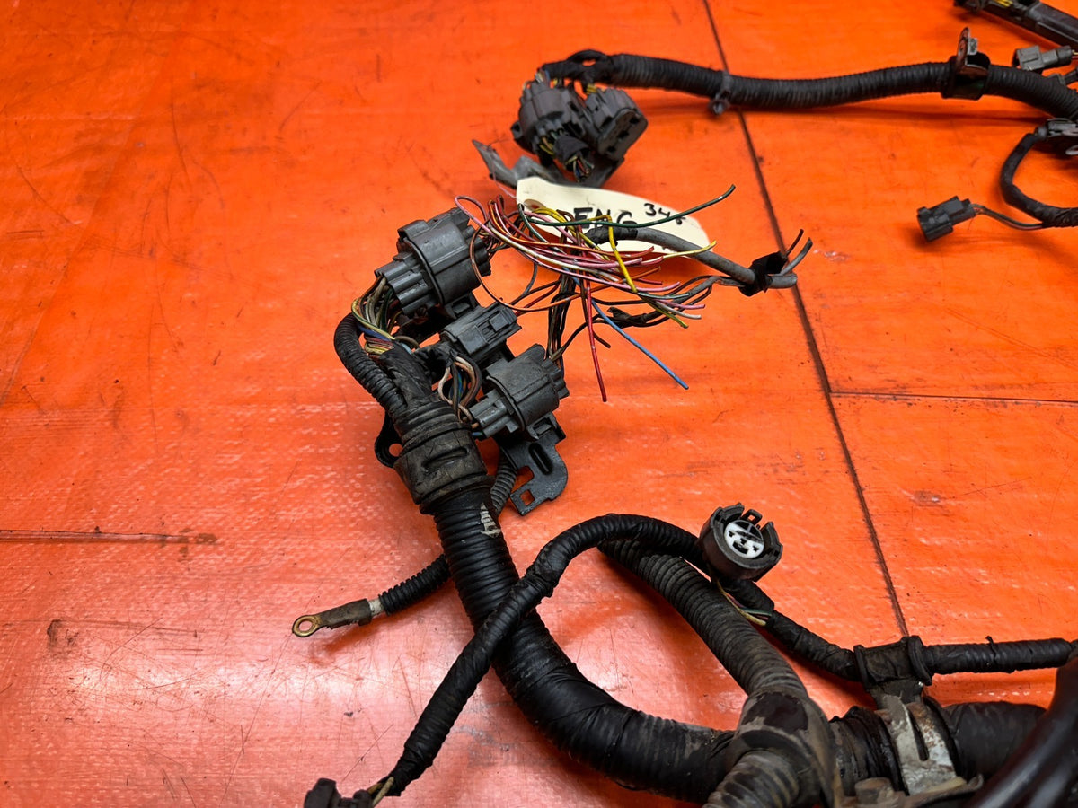 1992-1995 HONDA CIVIC D15B7 NON VTEC MANUAL ENGINE WIRE HARNESS OEM #3486