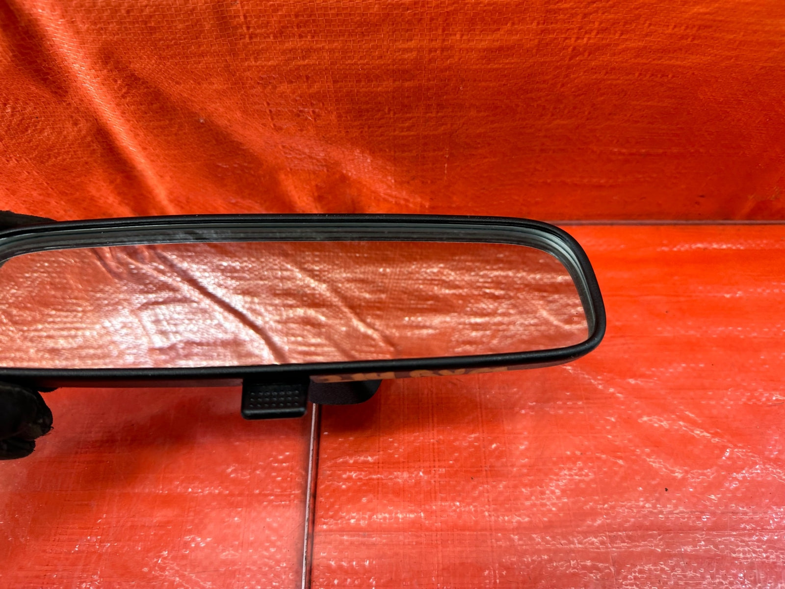 08 15 LANCER EVOLUTION EVO X 10 REAR VIEW MIRROR NON AUTO DIM NON COMPASS #2145
