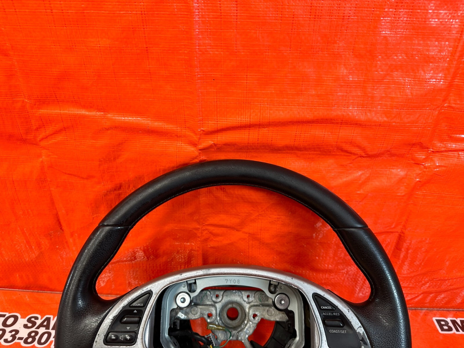 08 15 INFINITI G37 & Q60    2D COUPE  STEERING WHEEL   READ DESC   OEM #2457