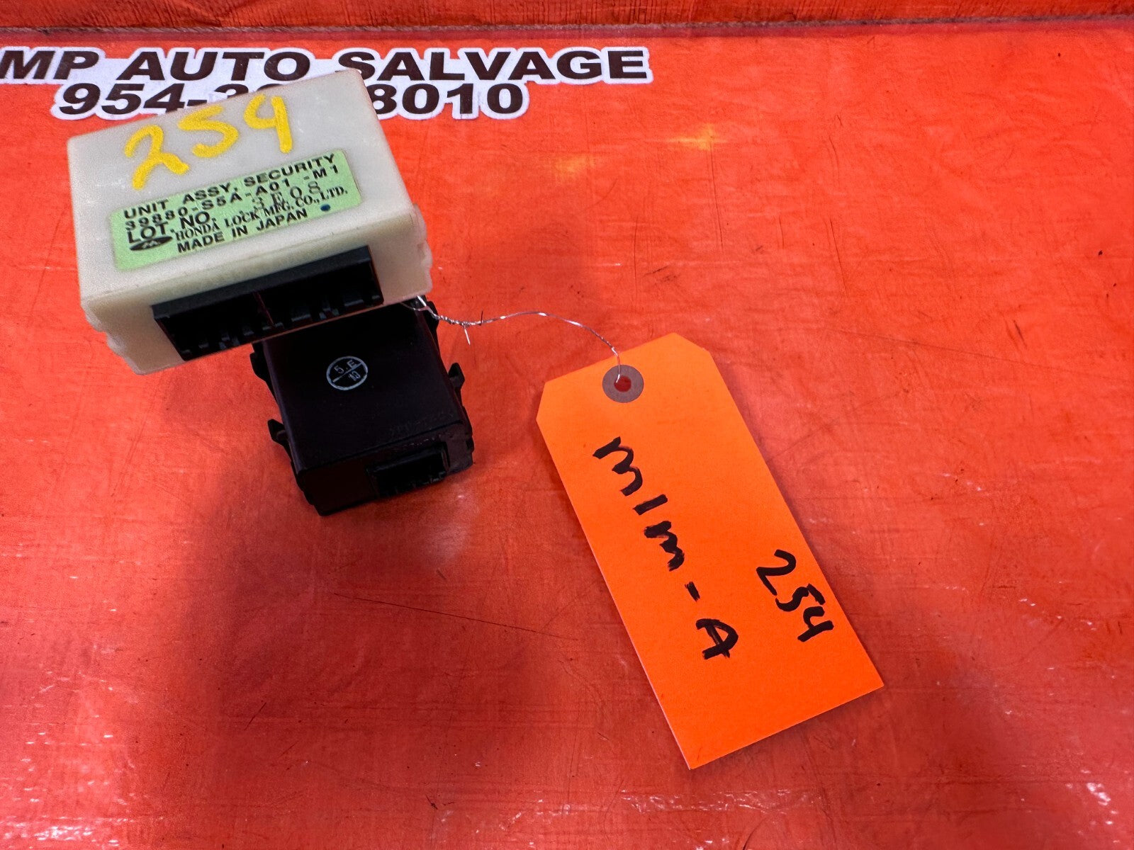 02 06 ACURA RSX   CRUISE CONTROL AND SECURITY CONTROL MODULE   OEM FACTORY #2540